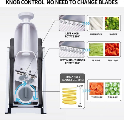 4 in 1 Adjustable Slicer for fruits and vegetables